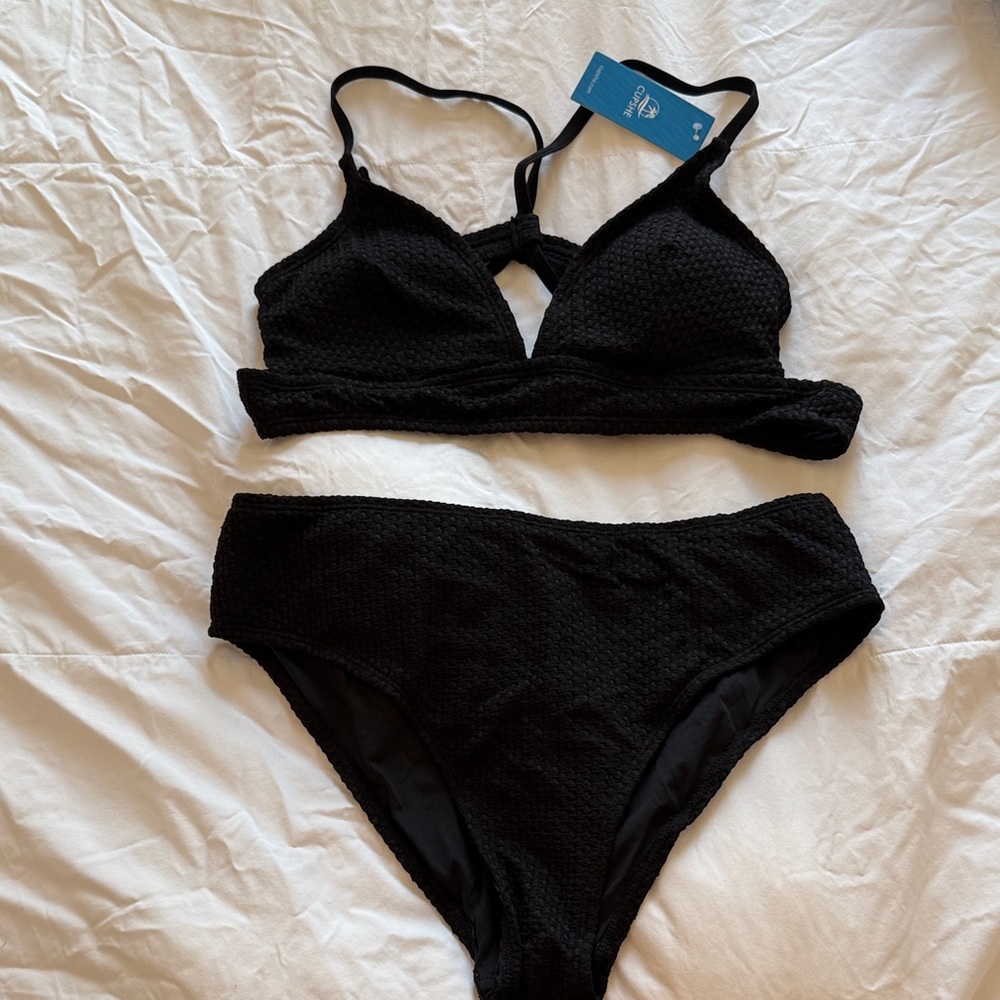 Cupshe Black Strappy Bikini Top